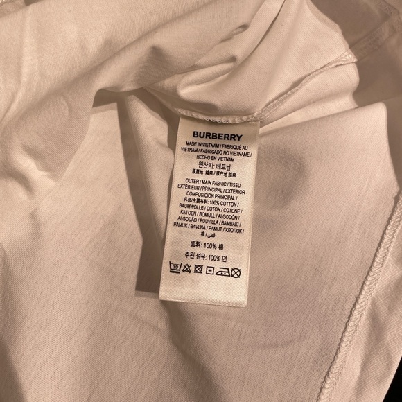 Burberry White Men's Shirt - Picture 5 of 6